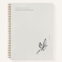 Migratory Swallow- Naturalist Menagerie Archive  Notitieboek