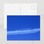 Migrerende paar ganzen briefkaart (Voorkant / Achterkant)