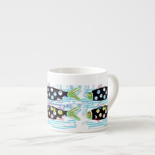 migrerende vis Thunder_Cove om het even welke kleu Espresso Kop (Voorkant rechts)