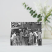 Migrerende werknemers in de groenten: 1939 briefkaart (Staand voorkant)