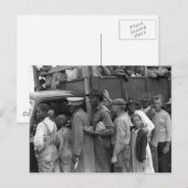 Migrerende werknemers in de groenten: 1939 briefkaart (Voorkant / Achterkant)