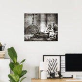 Miguel de Cervantes Saavedra Poster (Thuiskantoor)