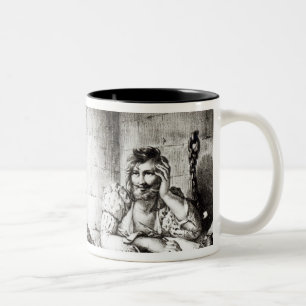 Miguel de Cervantes Saavedra Tweekleurige Koffiemok