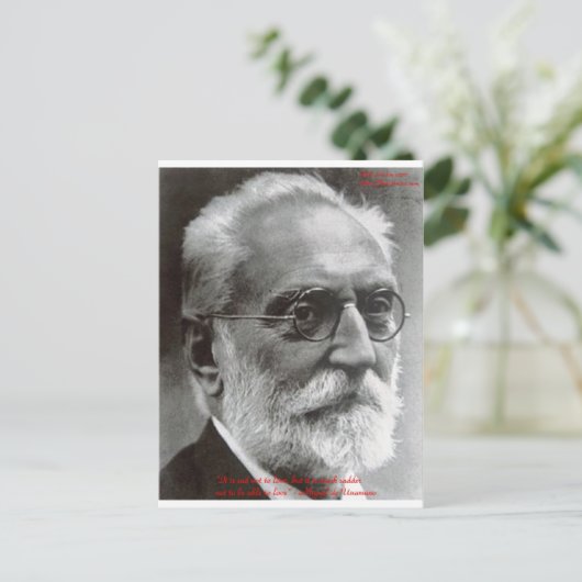 Miguel de Unamuno kan van citaten en Kaarten houde (Staand voorkant)