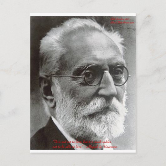 Miguel de Unamuno kan van citaten en Kaarten houde (Voorkant)