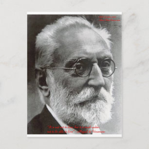 Miguel de Unamuno Kunnen om te Liefhebben Citaat C Briefkaart