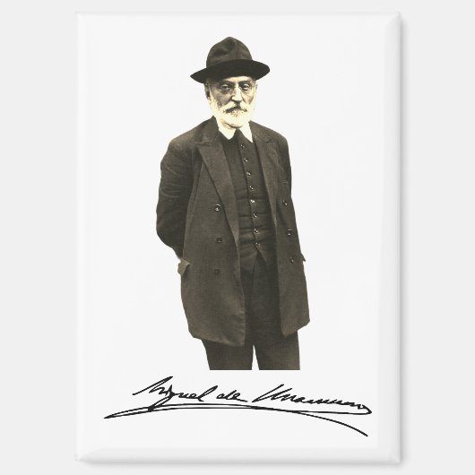 Miguel de Unamuno Magneet (Voorkant)