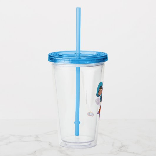 Miguel en de tango | Dino Ranch Acryl Drinkbeker (Rechts)