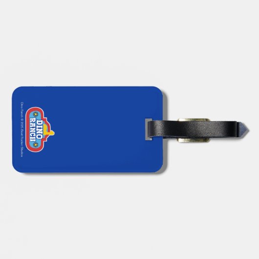 Miguel en de tango | Dino Ranch Bagagelabel (Achterkant horizontaal)