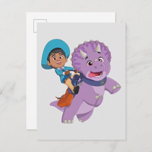 Miguel en de tango | Dino Ranch Briefkaart (Voorkant / Achterkant)