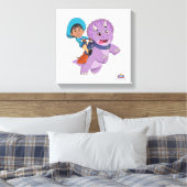 Miguel en de tango | Dino Ranch Canvas Afdruk (Insitu (Slaapkamer))