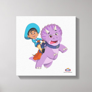 Miguel en de tango   Dino Ranch Canvas Afdruk