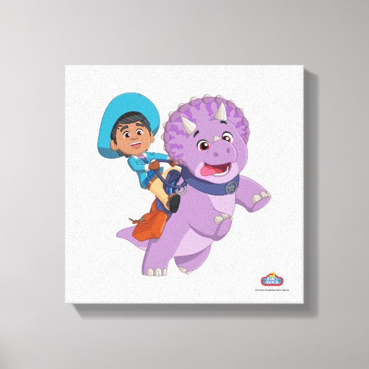 Miguel en de tango | Dino Ranch Canvas Afdruk (Voorkant)