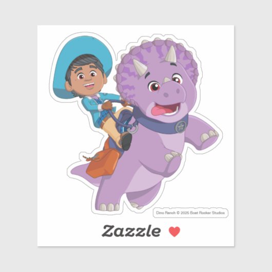 Miguel en de tango | Dino Ranch Sticker (Vel)