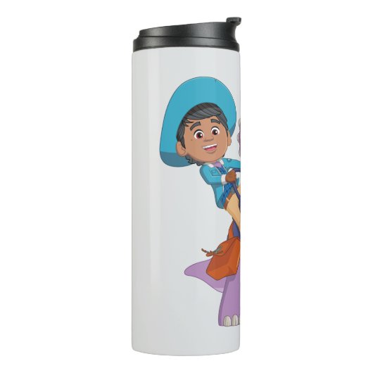 Miguel en de tango | Dino Ranch Thermosbeker (Gedraaid links)