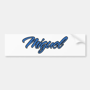Miguel Name blue Aufkleber Sticker Autoaufkleber