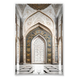 Mihrab - Directie van de qibla Foto Afdruk