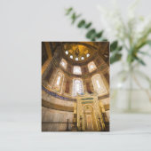 Mihrab in de Hagia Sophia Briefkaart (Staand voorkant)