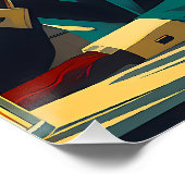 Miid Century Cocktail Party Couples - Captivated Perfect Poster (Hoek)