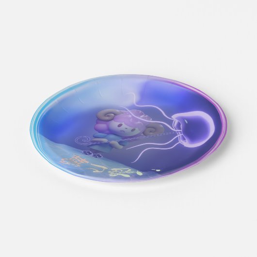 Miipu in a Bubble Papieren Bordje (Gekanteld)