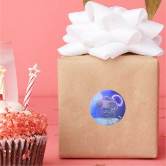 Miipu in a Bubble Ronde Sticker