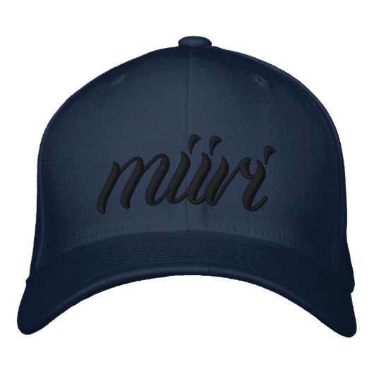 MIIRI geborduurde hoed Pet (Voorkant)
