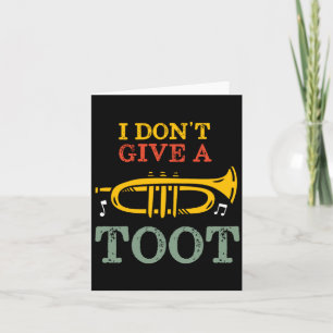 Mij Boeit Het Niet Grappige Trompetspeler Puns Bedankkaart