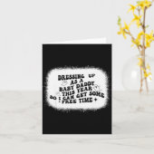 Mij dit jaar verkleden als een Babypapa zodat ik k Kaart (Gele Bloem)