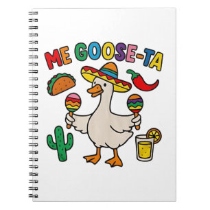 Mij Gans-Ta Grappige Mexicaanse Spaanse Gans Notitieboek