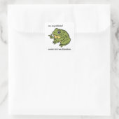 Mij Geen Probleem Verteller Maar Het Was Allemaal  Vierkante Sticker (Tas)