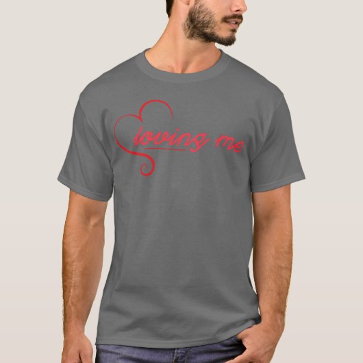 Mij grappig liefhebben t-shirt (Voorkant)