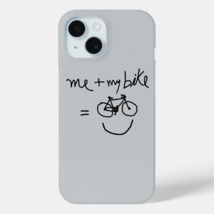 mij & mijn fiets = geluk iPhone 15 case