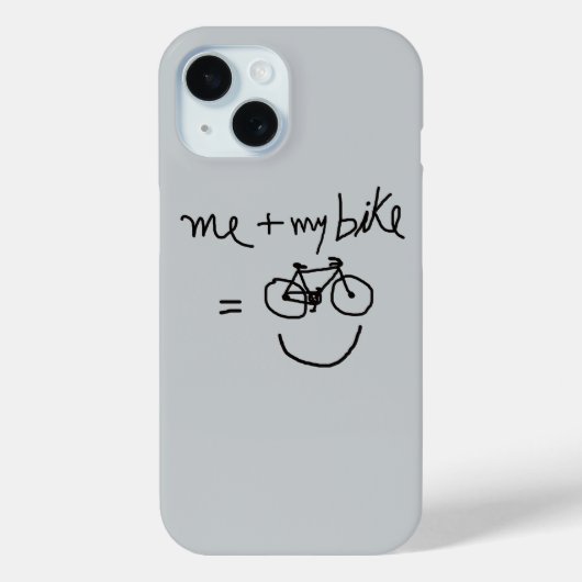 mij & mijn fiets = geluk Case-Mate iPhone case (Achterkant)
