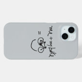mij & mijn fiets = geluk Case-Mate iPhone case (Achterkant (horizontaal))