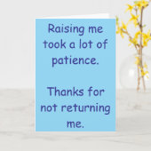 Mij opvoeden kaart (Gele Bloem)