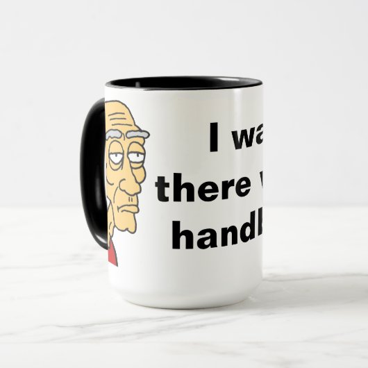 Mij werd verteld... mok (Voorkant links)