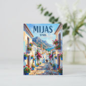 Mijas Spanje Briefkaart (Staand voorkant)
