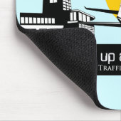 Mijkvlak voor luchtverkeer. muismat (Hoek)