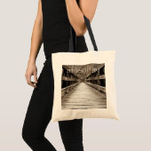 "Mijlen te gaan" Voetbrugtas Tote Bag (Voorkant (product))