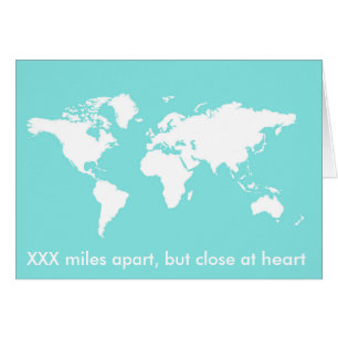 mijlen uit elkaar, maar dicht bij het hart