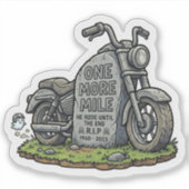 Mijlen Zijn Mijn Medicijn Sticker (Voorkant)