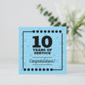 Mijlestone-onderscheiding voor herdenking van werk kaart (Staand voorkant)