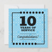 Mijlestone-onderscheiding voor herdenking van werk kaart (Voorkant)