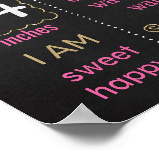 Mijlestone-teken van Movie Night Birthday Party Poster (Hoek)