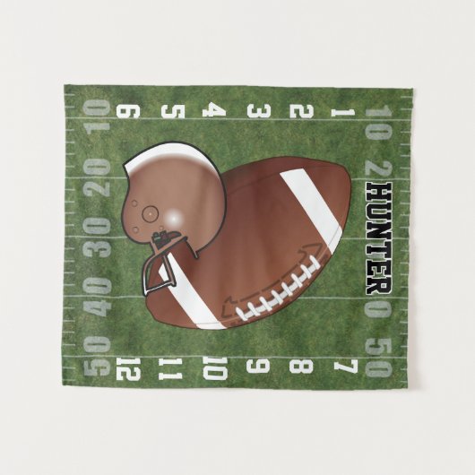 Mijlpaal Baby Foto Rekwisiet Voetbal 🏈 Sport Wandkleed (Voorkant (horizontaal))