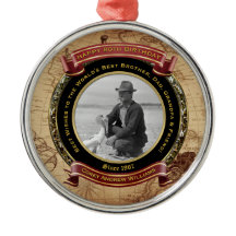 Mijlpaal Birthday Gold Foto  Map 80th