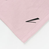 Mijlpaal Chic Antler Arrow Flowers Baby Keepsake Fleece Deken (Hoek)