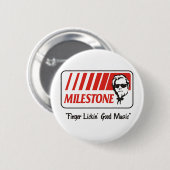 Mijlpaal "Finger Lickin' Good"-Button Ronde Button 5,7 Cm (Voorkant /achterkant)