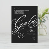 Mijlpaal Gala Uitnodiging (Staand voorkant)