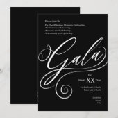 Mijlpaal Gala Uitnodiging (Voorkant / Achterkant)